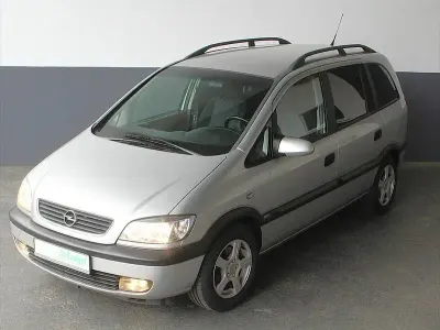 Brugt Opel Zafira Elegance 116 HK (85 kW) 2000 Sølv MPV