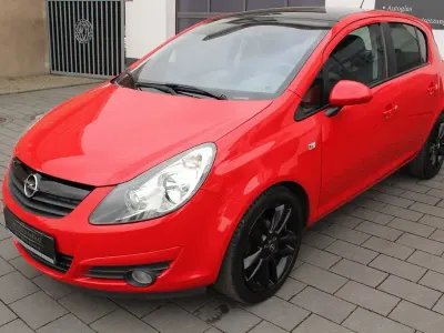 Gebraucht Opel Corsa Color Edition 101 PS (74 kW) 2010 Rot Kleinwagen