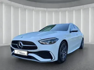 Gebraucht Mercedes C180 AMG line 170 PS (125 kW) 2022 Weiß Limousine