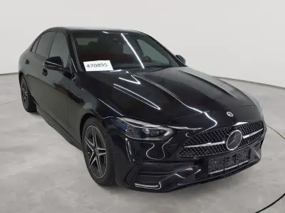 Gebraucht Mercedes C180 AMG line 170 PS (125 kW) 2023 Obsidianschwarz metallic Limousine