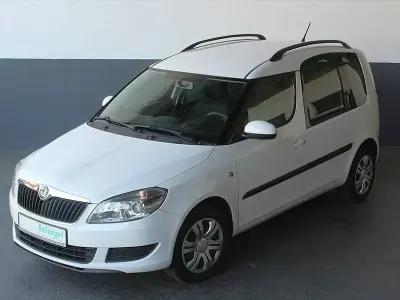 Gebraucht Skoda Roomster Plus Edition 86 PS (63 kW) 2012 Weiß Van / Kleinbus