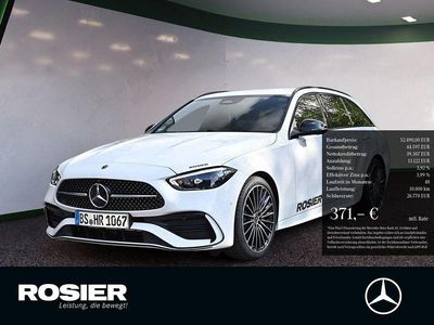 Weiss / polarweiß Gebraucht 2025 Mercedes C200 AMG line Kombi | 52.490 €