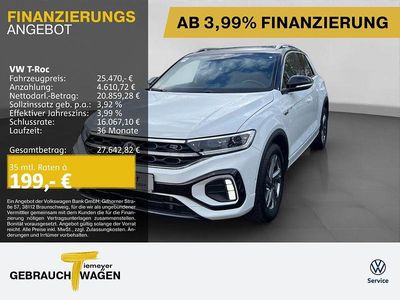 Second-hand VW T-Roc R-line 150 CP (110 kW) 2023 Alb SUV