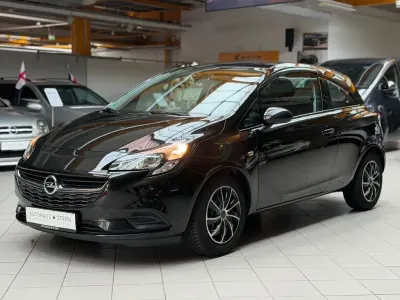 Gebraucht Opel Corsa Edition 90 PS (66 kW) 2017 Schwarz Kleinwagen