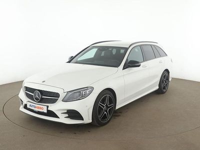 Gebraucht Mercedes C300 AMG line 258 PS (189 kW) 2019 Weiß Kombi
