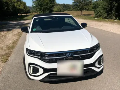 Gebraucht VW T-Roc Cabriolet R-line 150 PS (110 kW) 2024 Weiß Cabrio