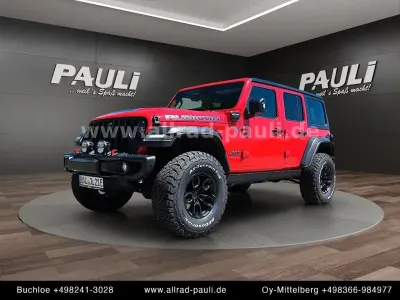 Gebraucht Jeep Wrangler Unlimited Rubicon 381 PS (280 kW) 2022 Rot SUV