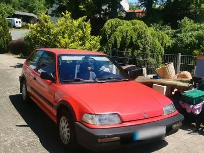 Gebraucht Honda Civic 75 PS (55 kW) 1990 Rot Kleinwagen