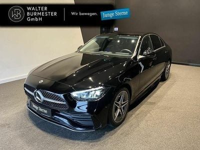 Gebraucht Mercedes C220 AMG 200 PS (147 kW) 2023 Unilack schwarz Limousine