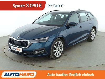 Gebraucht Skoda Octavia First Edition 150 PS (110 kW) 2020 Blau Kombi