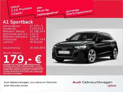 Gebraucht Audi A1 Sportback Advanced 116 PS (85 kW) 2025 Mythosschwarz metallic Kleinwagen