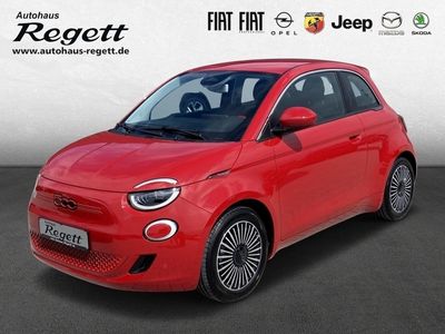 gebraucht Fiat 500e Red Navi Memory Sitze Apple CarPlay Android Auto Klimaautom Fahrerprofil DAB Ambiente Beleuchtung
