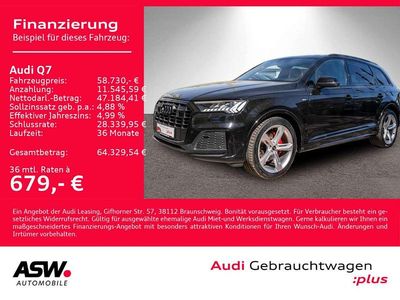 Second-hand Audi Q7 S-Line 286 CP (210 kW) 2023 Negru SUV