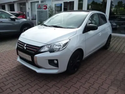 Gebraucht Mitsubishi Space Star 71 PS (52 kW) 2023 Titanweiß/pianoschwarz Kleinwagen