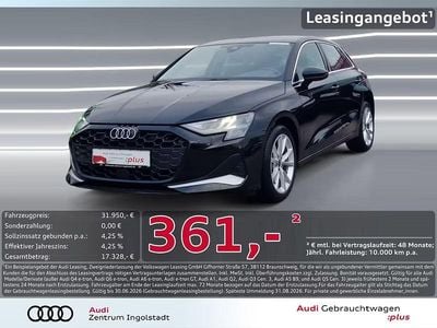 Usata Audi A3 Advanced Plus 150 CV (110 kW) 2025 Nero Berlina