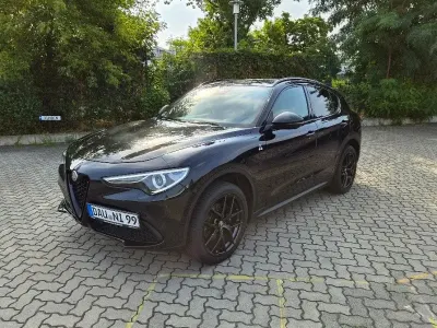 Gebraucht Alfa Romeo Stelvio Tech Edition 209 PS (153 kW) 2019 Schwarz SUV
