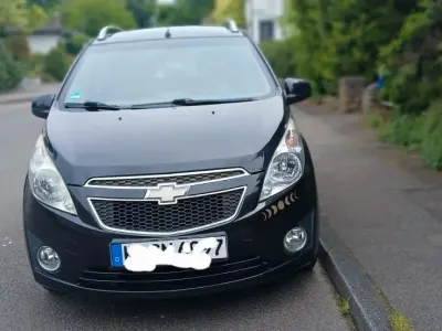 Gebraucht Chevrolet Spark 82 PS (60 kW) 2011 Schwarz Kleinwagen