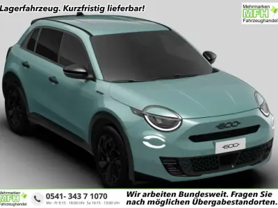 Neu Fiat 600 Sport 145 PS (106 kW) 2026 Acqua blau metallic SUV