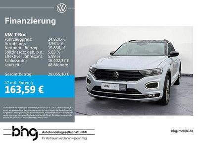Gebraucht VW T-Roc Sport 150 PS (110 kW) 2022 White silver metallic/schwarz SUV