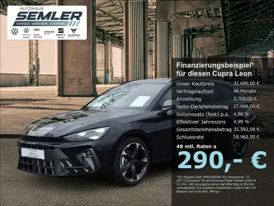 Nouă Cupra Leon 150 CP (110 kW) 2025 Negru Break