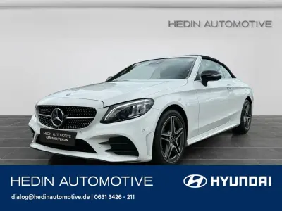 Brugt Mercedes C200 AMG 160 HK (117 kW) 2019 Hvid Cabriolet