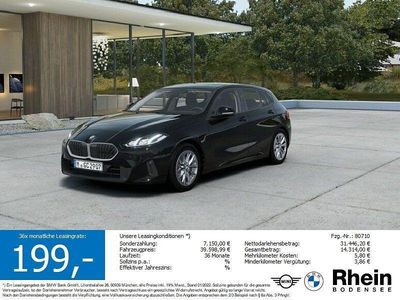 Neu BMW 120 170 PS (125 kW) 2026 Schwarz Kleinwagen