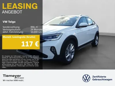 Gebraucht VW Taigo Style 110 PS (80 kW) 2024 Weiß SUV