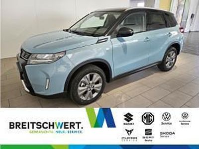 Gebraucht Suzuki Vitara Comfort 129 PS (94 kW) 2025 Blau (ice grayish blue metallic / cosmic black pear) SUV