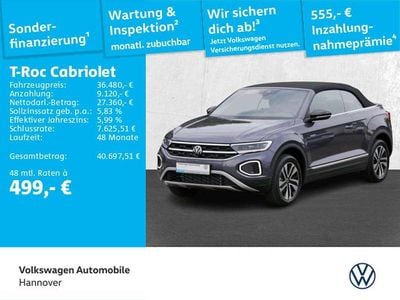 Usata VW T-Roc Cabriolet 150 CV (110 kW) 2025 Grigio Cabrio