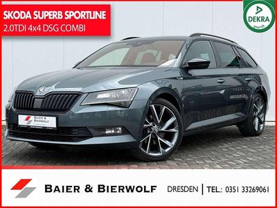Gebraucht Skoda Superb SportLine 190 PS (139 kW) 2018 Grau Kombi