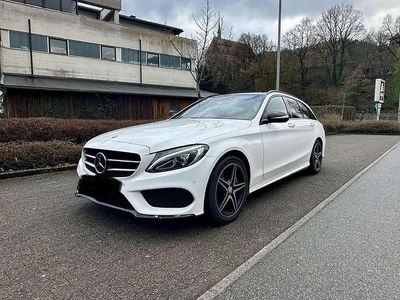 Gebraucht Mercedes C250 AMG line 204 PS (150 kW) 2015 Weiß Kombi