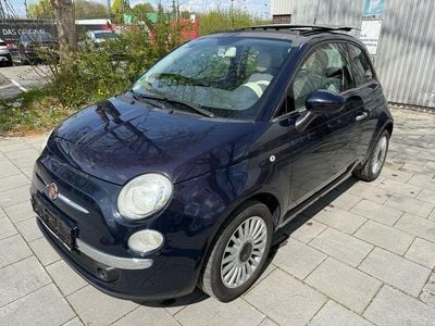 Second-hand Fiat 500 Lounge 69 CP (50 kW) 2011 Albastru Berlinǎ