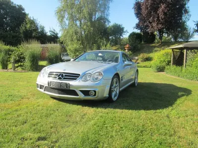 Gebraucht Mercedes SL55 AMG AMG 583 PS (428 kW) 2007 Silber Cabrio