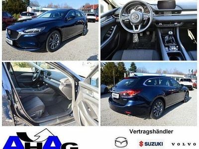 Deep crystal blue Gebraucht 2024 Mazda 6 Prime-Line Kombi | 28.480 € (Guter Preis)