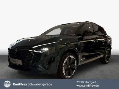 Neu Nissan Qashqai 158 PS (116 kW) 2025 Deep ocean/dach in black SUV