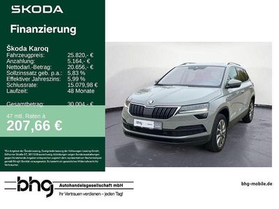 Grau Gebraucht 2021 Skoda Karoq Clever SUV | 25.820 € (Fairer Preis)