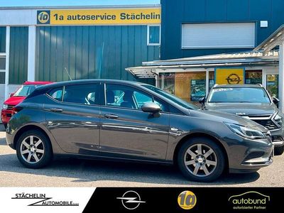 Gebraucht Opel Astra Edition 125 PS (91 kW) 2016 Platin anthrazit Kleinwagen