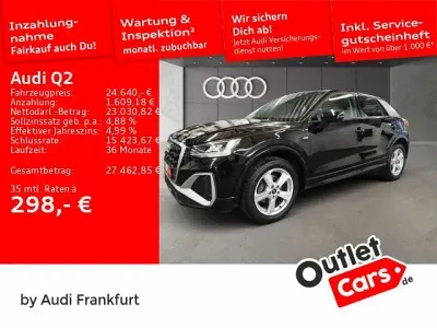Używany Audi Q2 S-Line 150 KM (110 kW) 2023 Czarny SUV