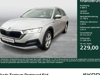Brugt Skoda Octavia Scout 4x4 150 HK (110 kW) 2022 Sølv Stationcar