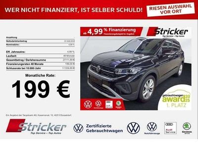 Gebraucht VW T-Cross Goal 116 PS (85 kW) 2025 Schwarz SUV
