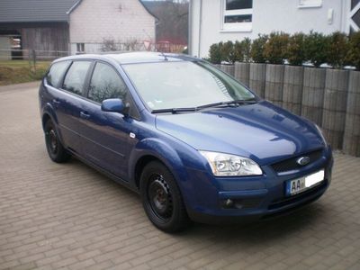 Gebraucht Ford Focus Style 101 PS (74 kW) 2007 Blau metallic Kombi