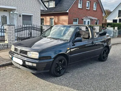 Gebraucht VW Golf Cabriolet 90 PS (66 kW) 1996 Schwarz Cabrio
