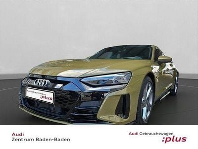 Taktikgrün metallic Gebraucht 2022 Audi e-tron GT quattro Ambiente Limousine | 59.430 € (Fairer Preis)