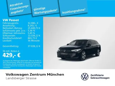 Gebraucht VW Passat IQ Drive 150 PS (110 kW) 2025 Schwarz Kombi