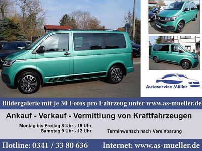 Second-hand VW Multivan 150 CP (110 kW) 2021 Verde Monovolum