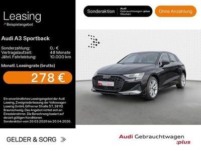 Gebraucht Audi A3 Advanced 150 PS (110 kW) 2025 Schwarz Limousine