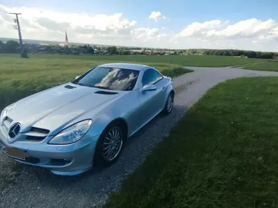 Gebraucht Mercedes SLK200 163 PS (119 kW) 2004 Silber Cabrio