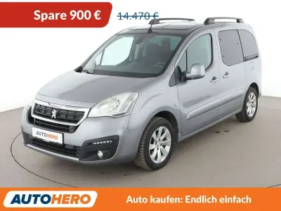 Gebraucht Peugeot Partner Allure 120 PS (88 kW) 2016 Gris artense Van / Kleinbus