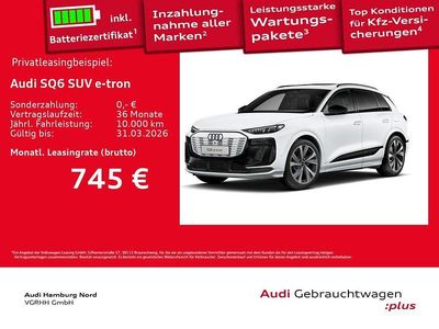Gletscherweiß metallic Gebraucht 2024 Audi SQ6 e-tron Ambiente SUV | 78.790 € (Fairer Preis)