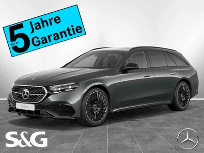 gebraucht Mercedes E220 d T AMG Night+MBUX+360°+AHK+Pano+Standheiz